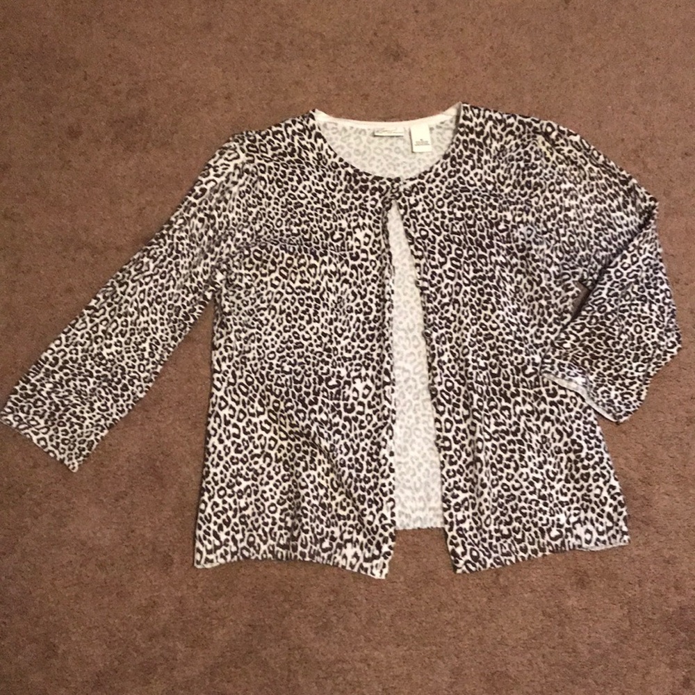 Kim Rogers Leopard Cardigan